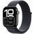 Apple Watch Series 10 (GPS 42 mm), Peilimusta alumiinikuori ja musteen värinen urheiluranneke
