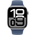 Apple Watch Series 10 (GPS 46 mm), M/L, Hopea alumiinikuori ja farkunsininen urheiluranneke