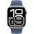 Apple Watch Series 10 (GPS + Cellular 42 mm), S/M, Hopea alumiinikuori ja farkunsininen urheiluranneke