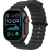 Apple Watch Ultra 2 (GPS + Cellular 49 mm), musta titaanikuori ja musta Ocean-ranneke