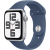 Apple Watch SE (GPS 44 mm), alumiinikuori ja urheiluranneke, Hopea ja Farkunsininen, M/L
