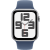 Apple Watch SE (GPS 44 mm), alumiinikuori ja urheiluranneke, Hopea ja Farkunsininen, M/L
