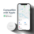 Beeep BeTag Find My Tracker -paikannin, Valkoinen