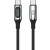 Forever LCD USB-C-USB-C -latauskaapeli 1 m