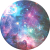 PopSocket Swappable -puhelinteline, Blue Nebula