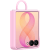 Samsung Galaxy Flip8 Silicone Ring Magnet Qi2 -suojakuori, Pink