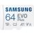 Samsung MicroSD EVO+ -muistikortti 64 Gt + SD-adapteri (2024)