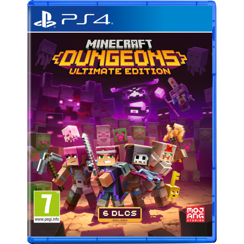 Minecraft Dungeons Ultimate Edition -peli PS4:lle | DNA