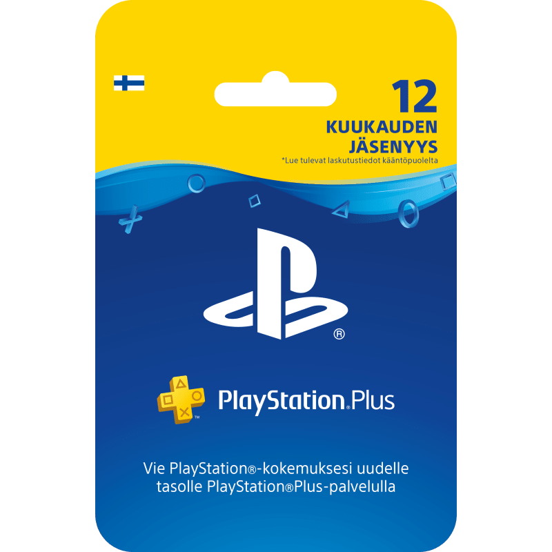 PlayStation Plus 12 kk -jäsenyys | DNA