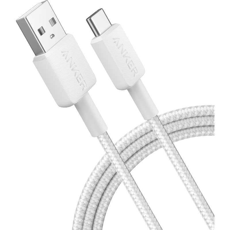 Anker USB-A-USB-C -kaapeli, 1,8 m, Valkoinen | DNA