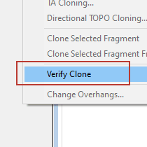 Clone Sequence Verification Step 2