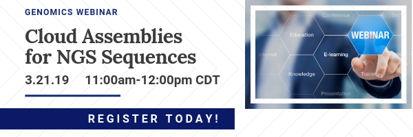 WEBINAR: Cloud Assemblies for NGS Sequences