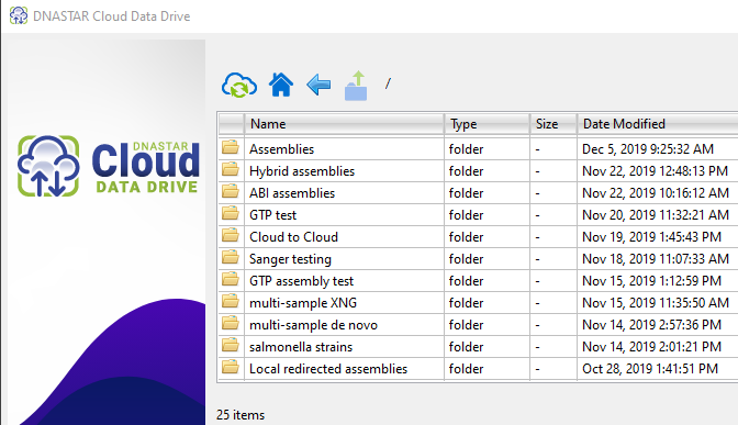 DNASTAR Cloud Data Drive