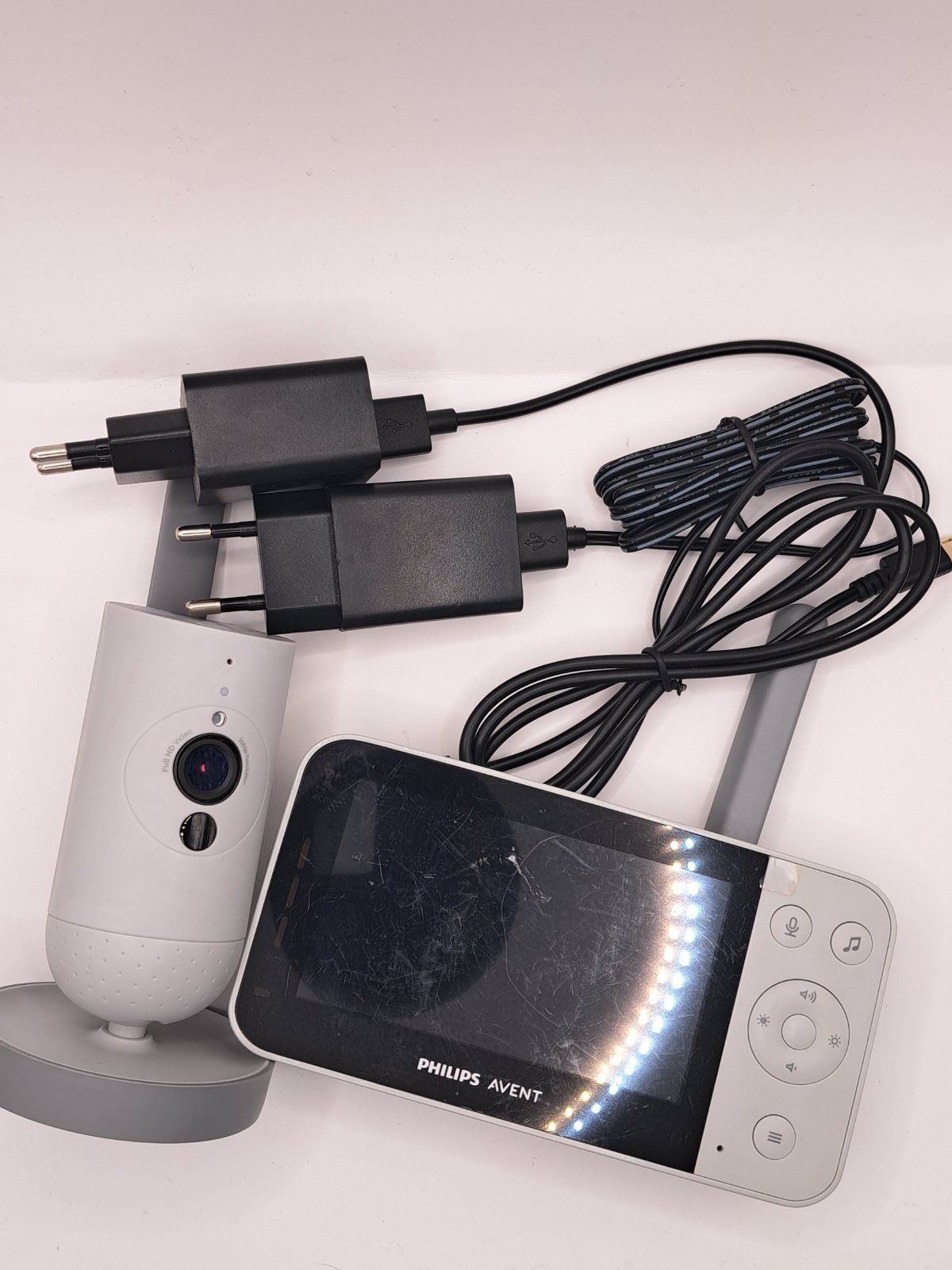 Elektroniczna niania z kamerą i monitorem, sprawna 3