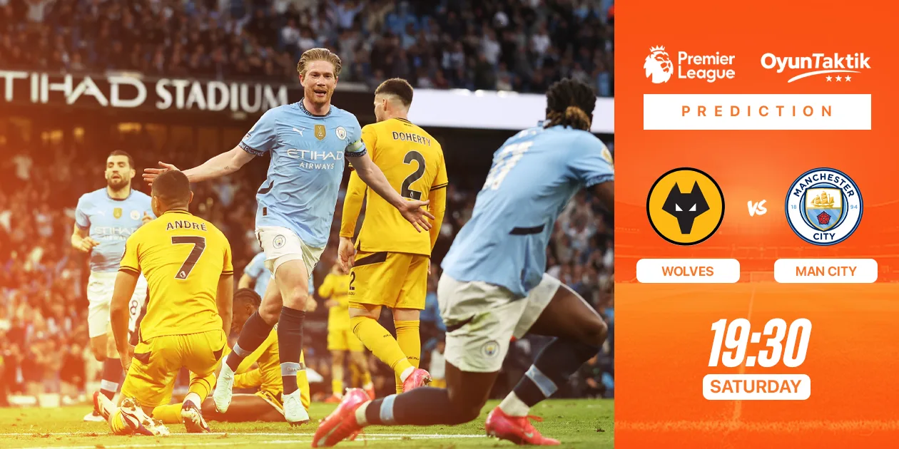 Predicción Wolves vs Man City: City gana y menos de 4.5