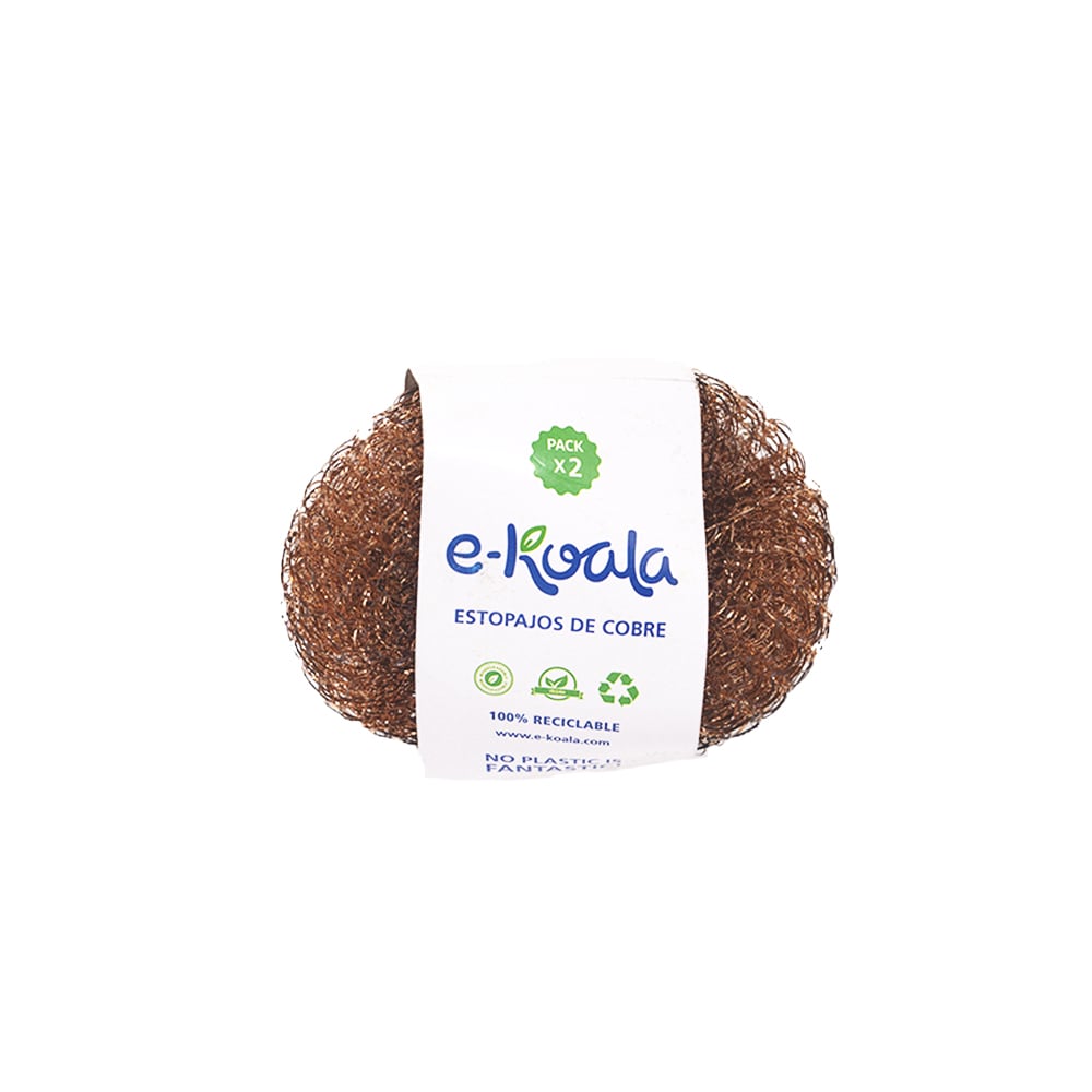 Estropajos de Cobre — Pack de 2
