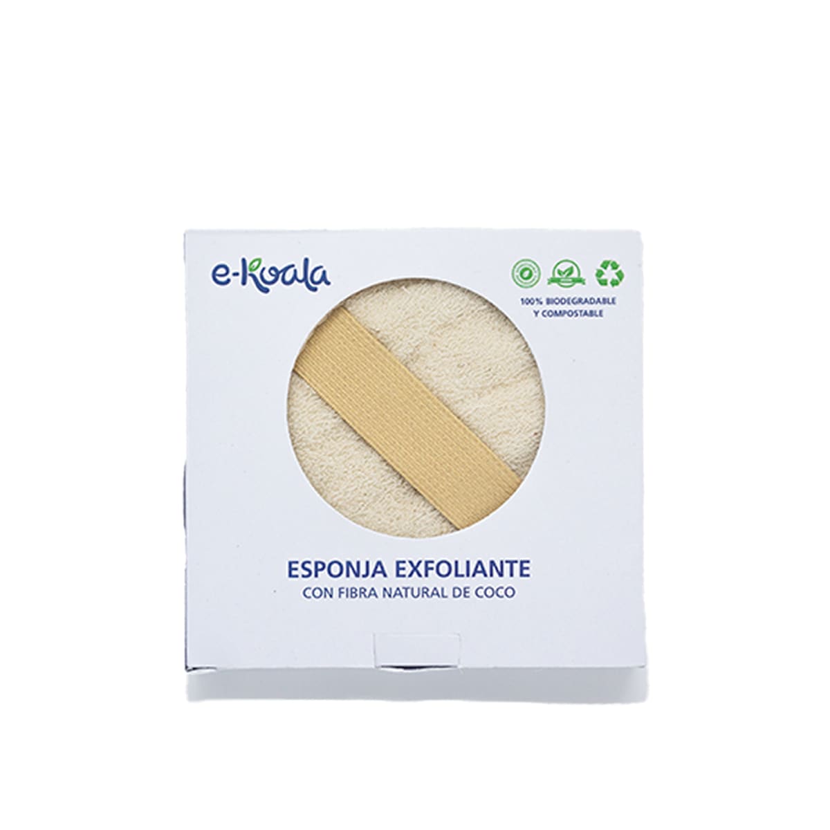 Esponja Exfoliante de Fibra de Coco