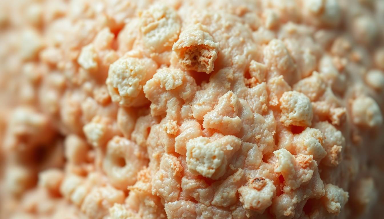 Close-up of mineral deposits on skin and calcium buildup, showing dryness and irritation from hard water