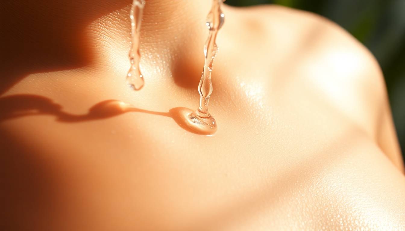 healthy, glowing skin texture with visible clarity and radiance, showcasing skin barrier restoration