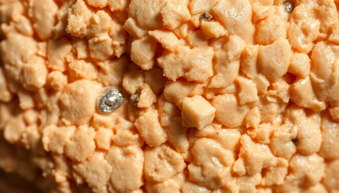 Close-up of rough textured skin with mineral deposits and hard water damage