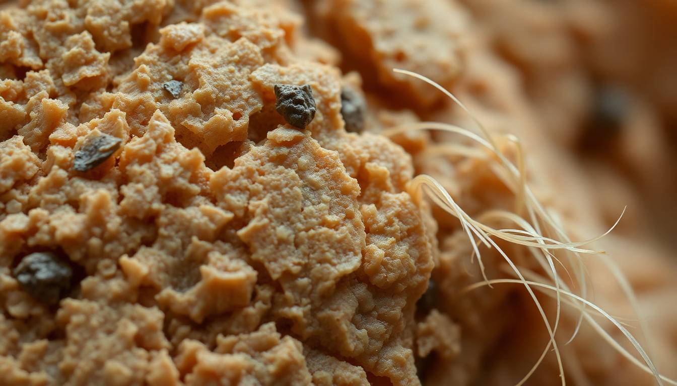 Close-up of dull, damaged skin texture and brittle hair strands affected by hard water minerals and chlorine
