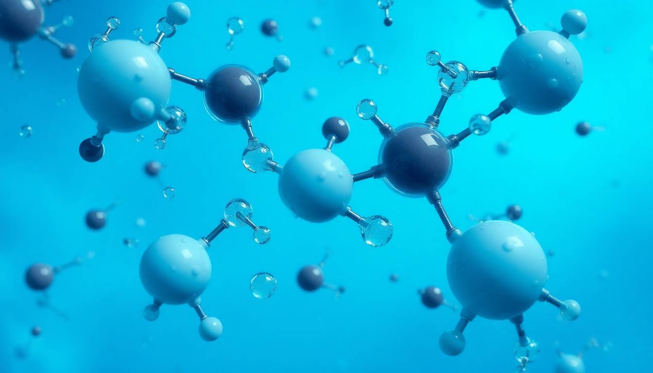 close-up of tap water showing microscopic contaminants and chemical residues, editorial style