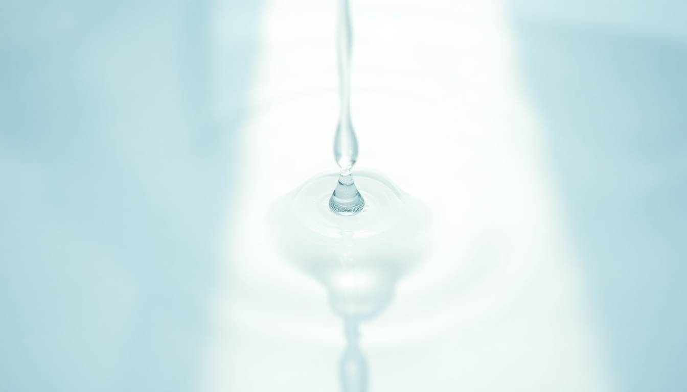 clear, healthy skin glowing with hydration and natural radiance after filtered water exposure, spa wellness lifestyle