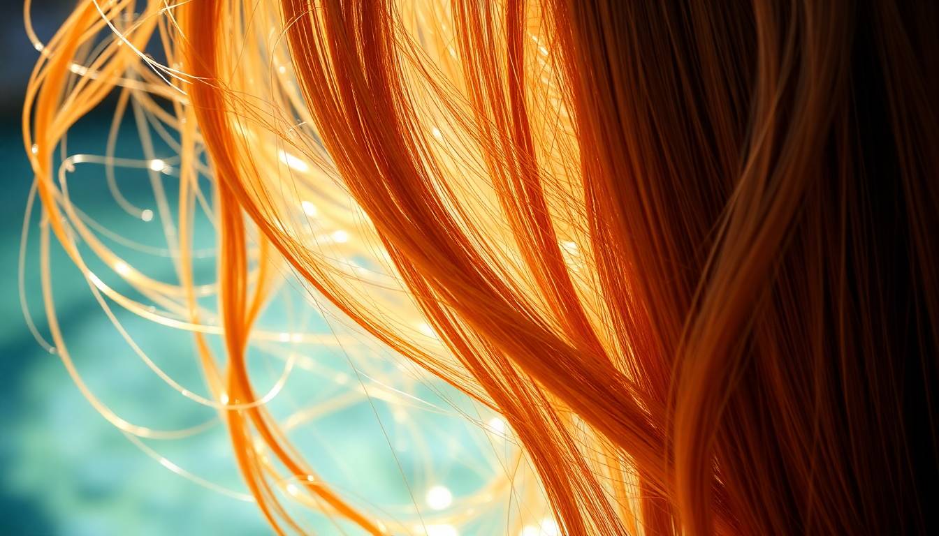 fresh, glossy, voluminous hair with natural shine and healthy texture after filtration