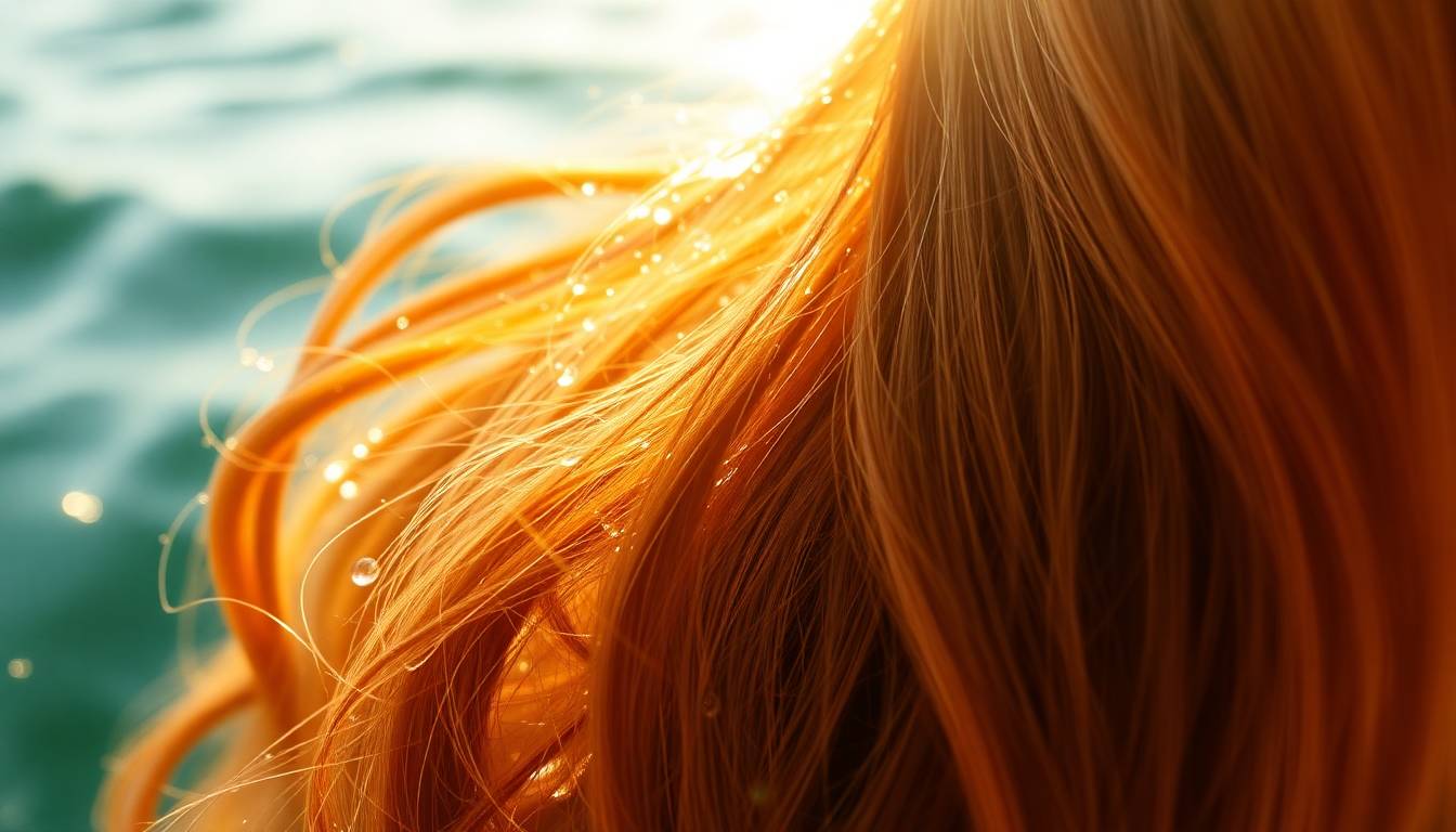 Healthy, vibrant hair with natural shine and full volume, representing restored hair health from filtered water