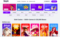 Slott Casino : casino en ligne France moderne avec bonus pour les nouveaux joueurs
