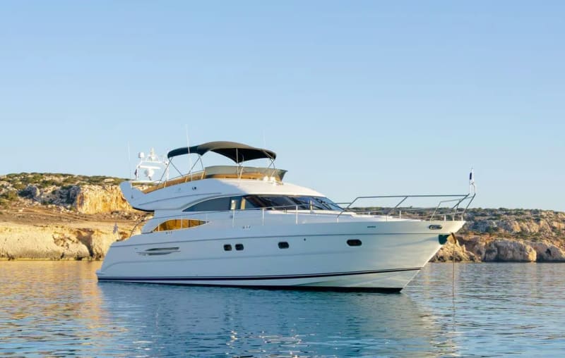 Exclusive Yacht Hire in Ayia Napa for Tailor-Made Routes, Professional Crew and First-Class Onboard Service