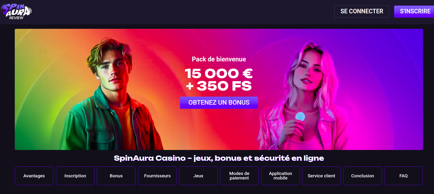 Casino en ligne moderne : interface, mobile et paiements rapides chez SpinAura