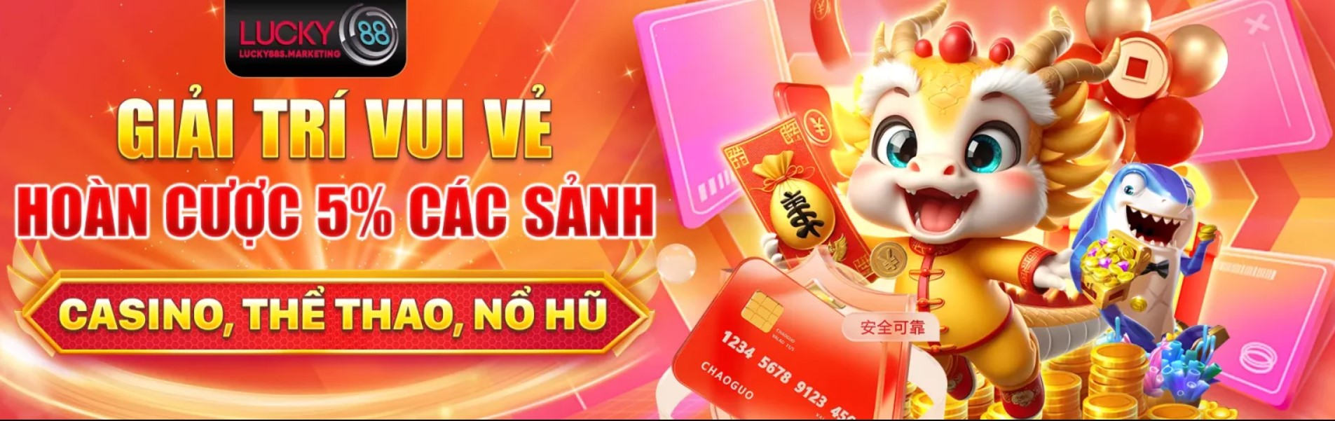 Lucky88 – Nhà Cái Lucky88.com Cá Cược Casino, Nổ Hũ, Thể Thao +88K