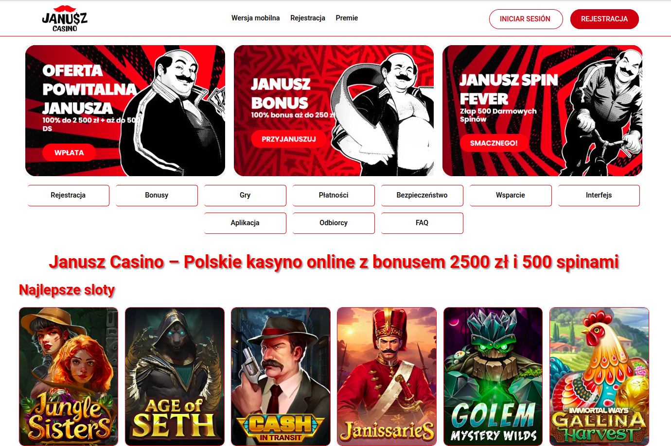 Kasyna online z polską obsługą klienta – sprawdź ofertę Janusz Casino