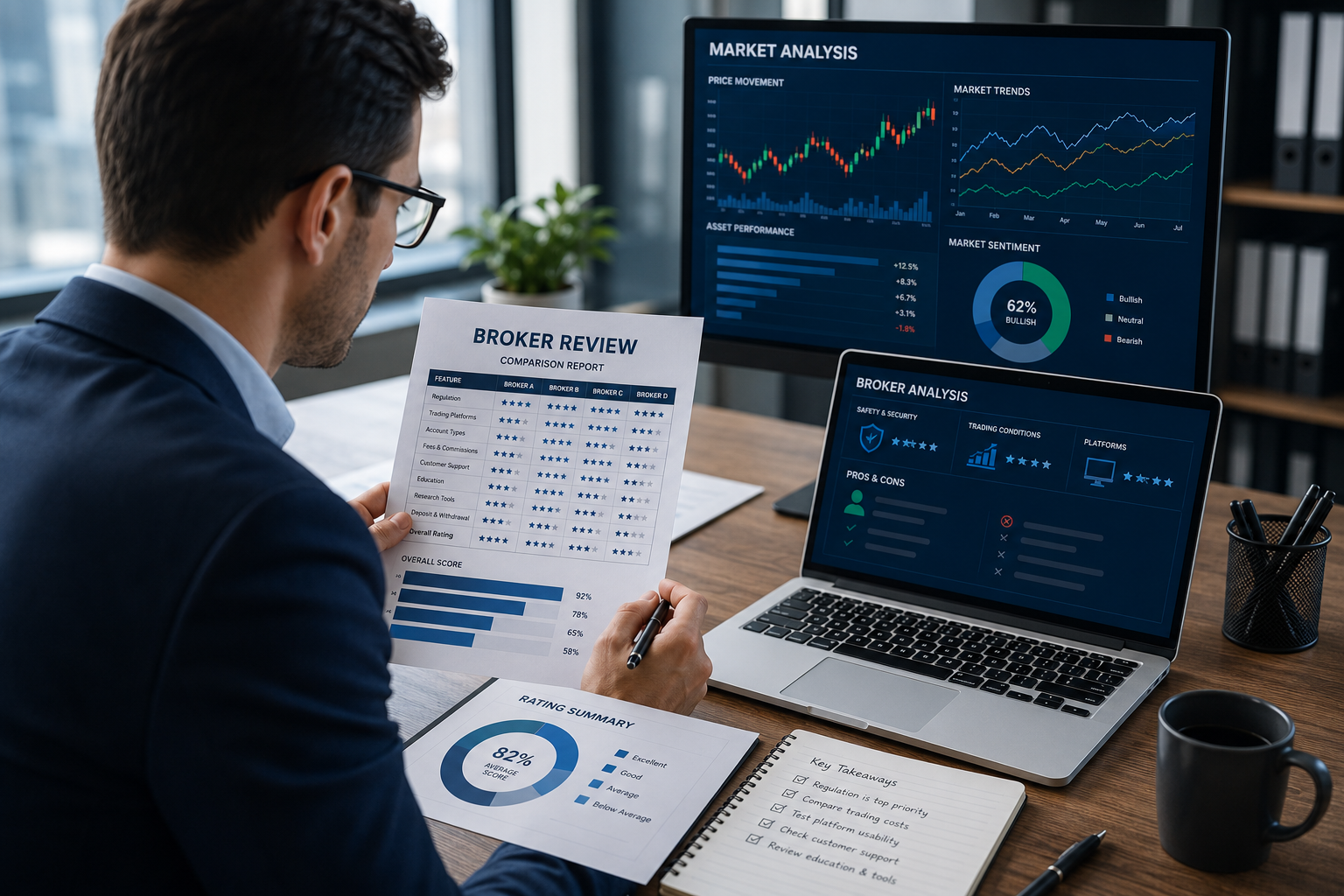 Experiencia de trading con formación, analítica y atención personalizada