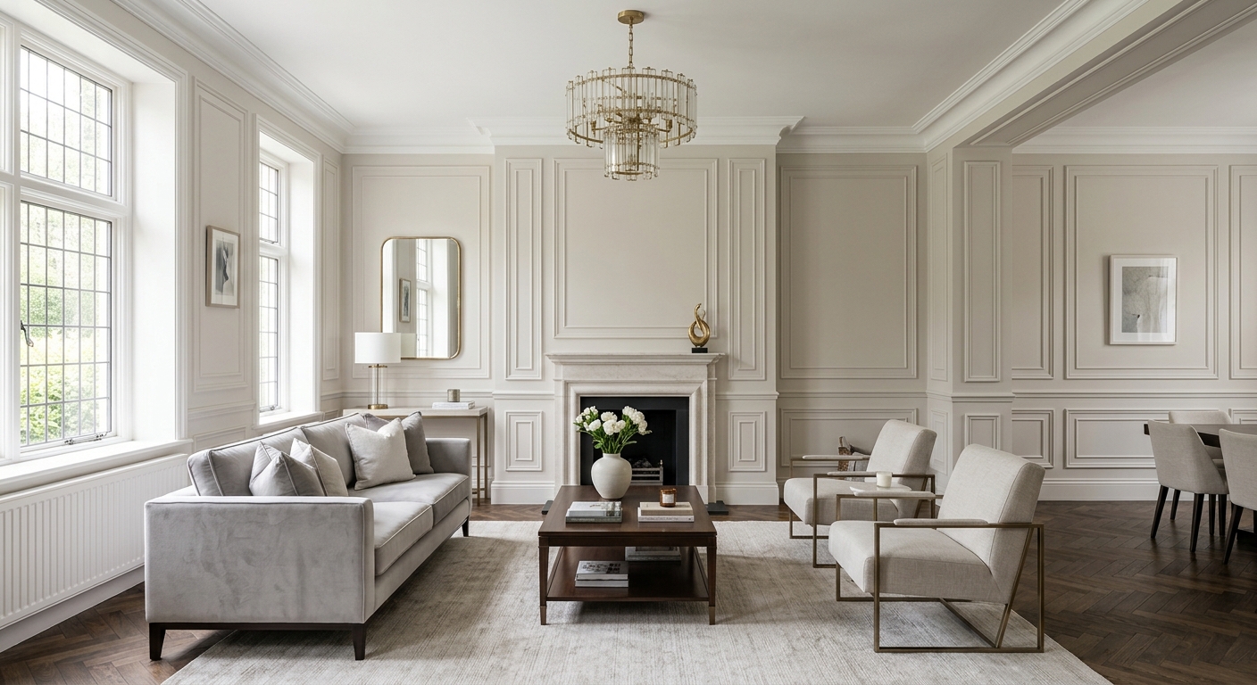 Picture Frame Wall Molding Layouts for Elegant Interiors