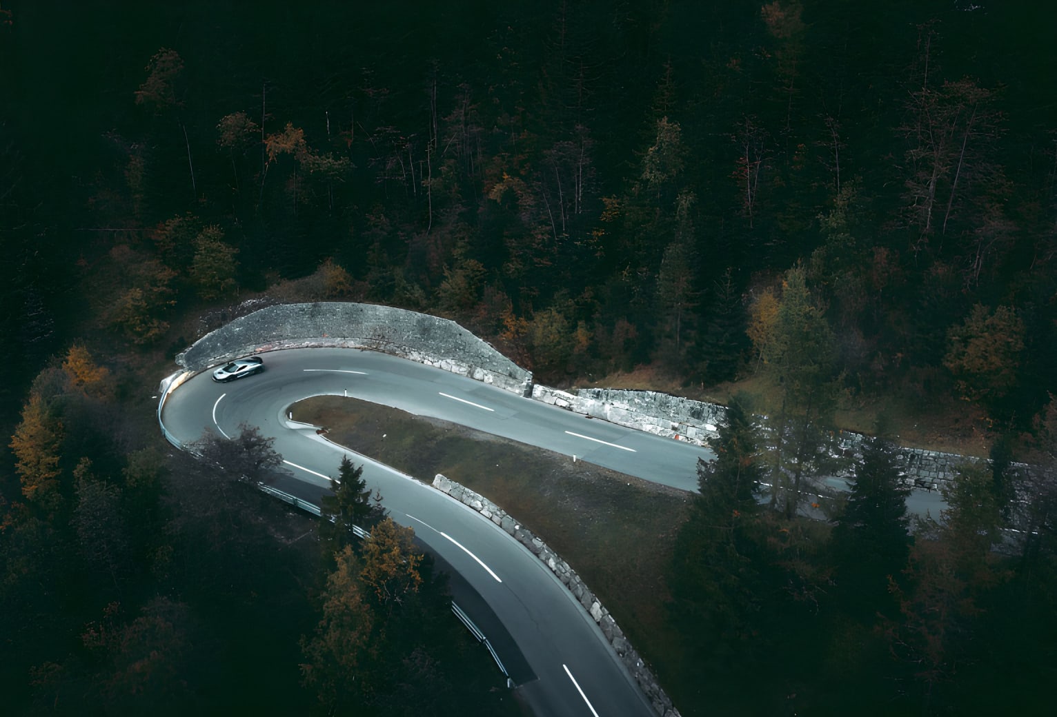 serpentines from above