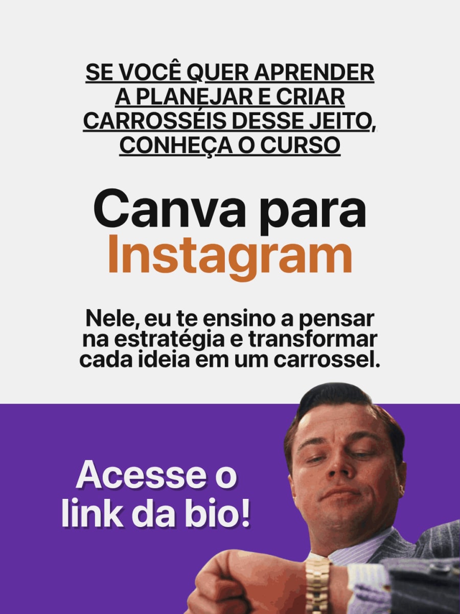Chamada para ação do carrossel