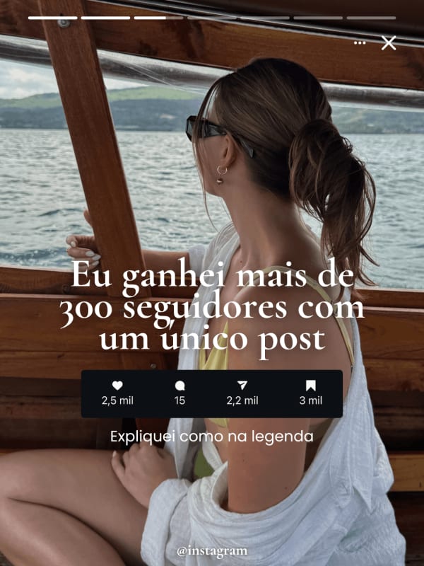 Template UGC editável no Canva
