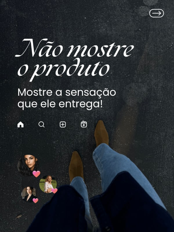 Template UGC editável no Canva
