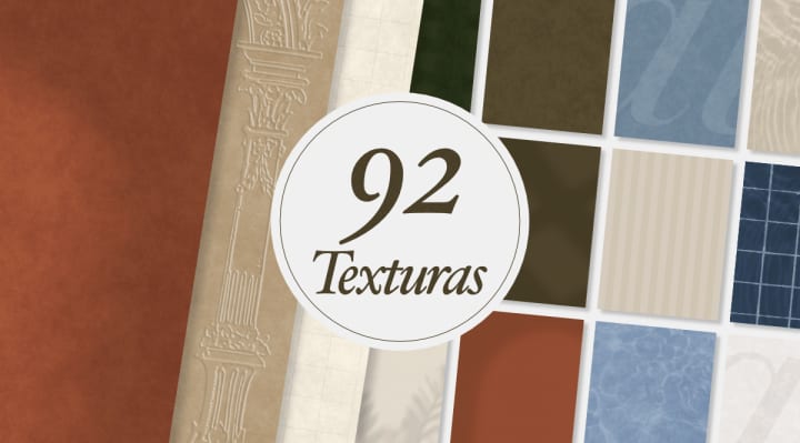 Prévia das texturas autorais