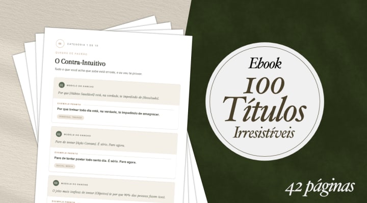 Prévia do ebook 100 Títulos Irresistíveis