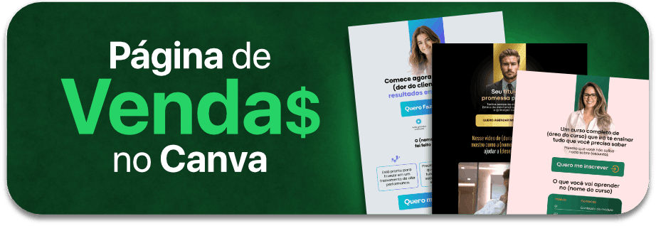Pagina de Vendas no Canva