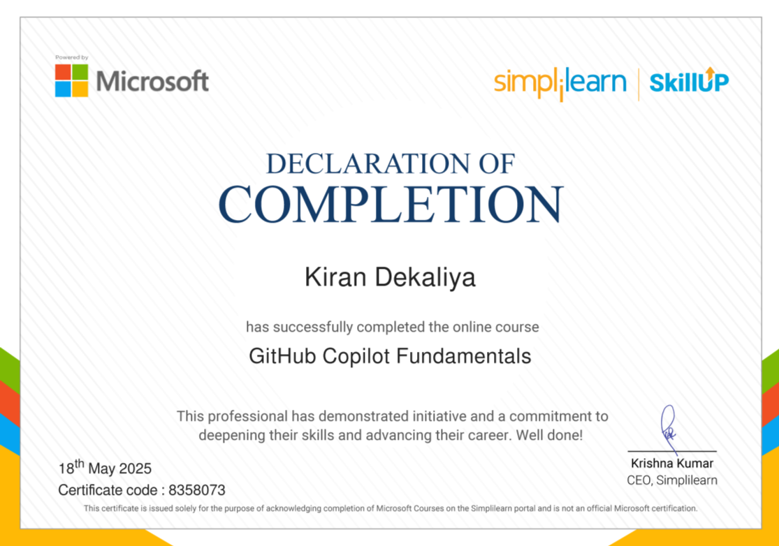 Github Copilot Fundamentals