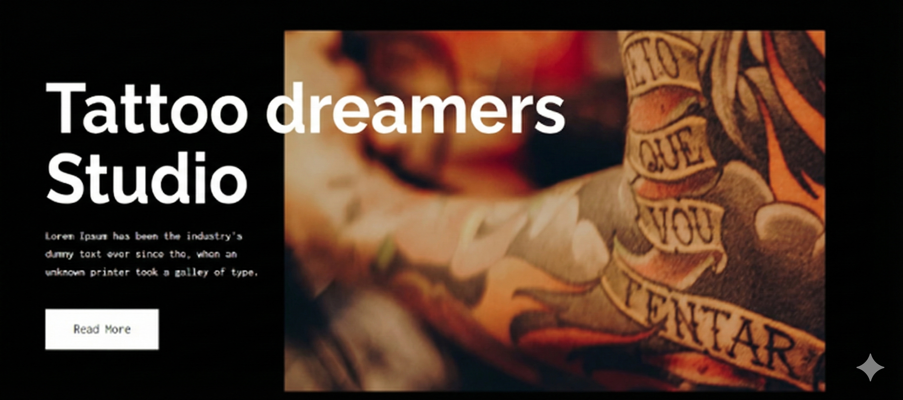 Tattoos Studio Website