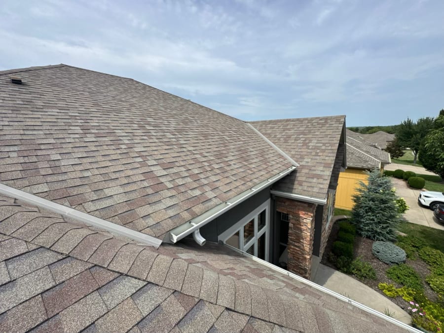 5-inch seamless gutters, downspouts, Raymore, MO, photo 3 of 4