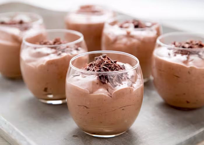 mousse de chocolate