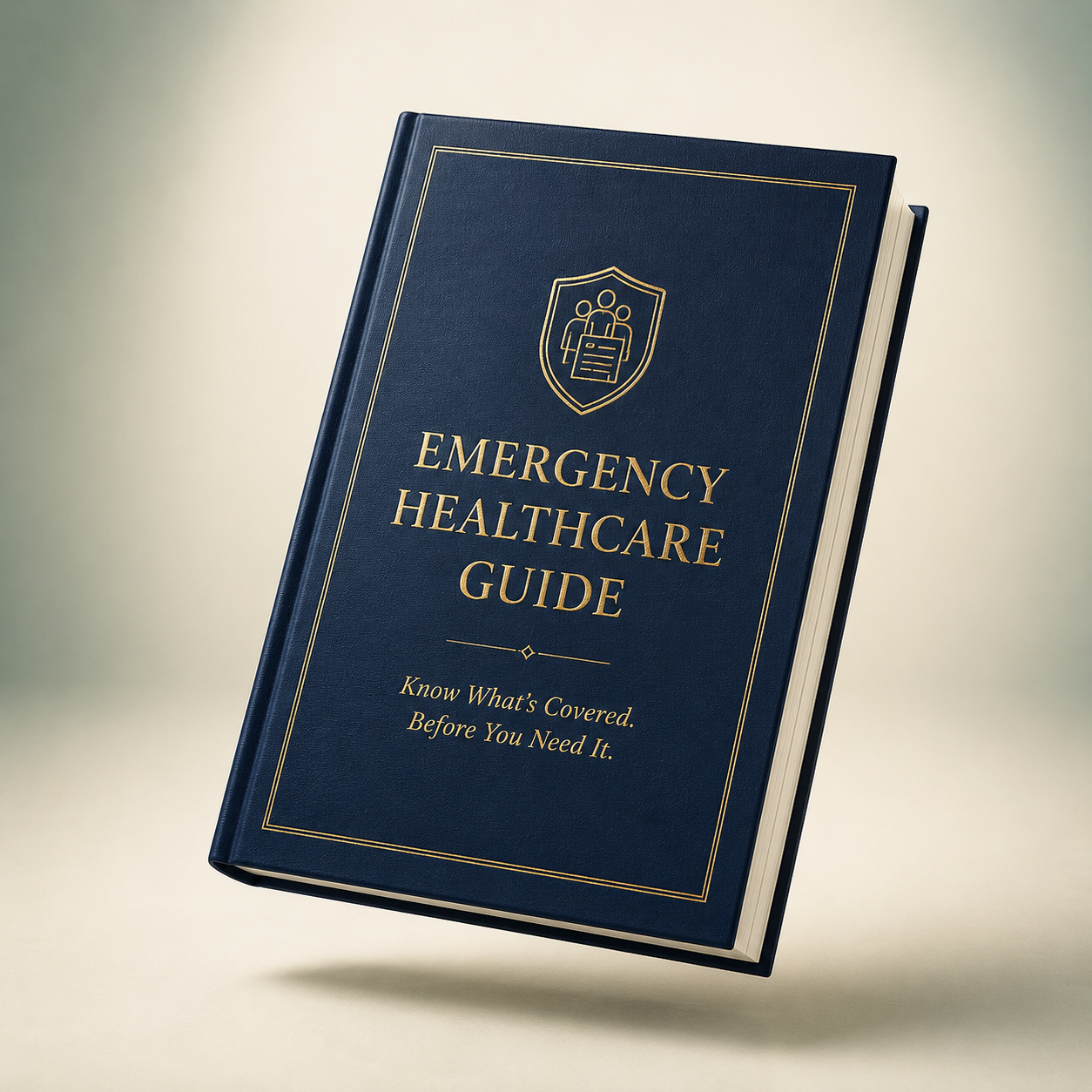 Emergency Healthcare Guide Book Mockup