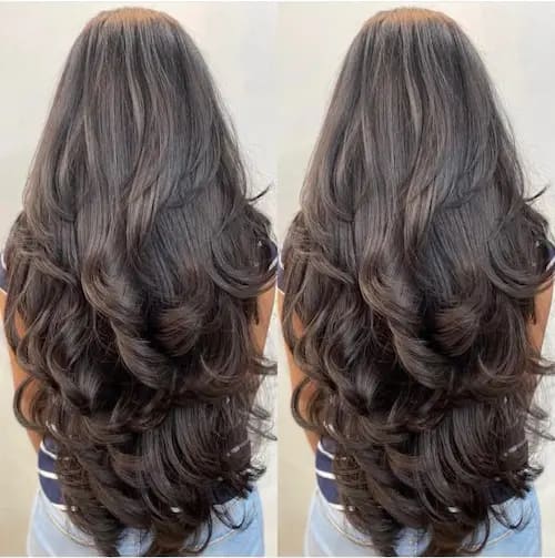 Hair spa treatment before after - Beauty parlour in Gaya