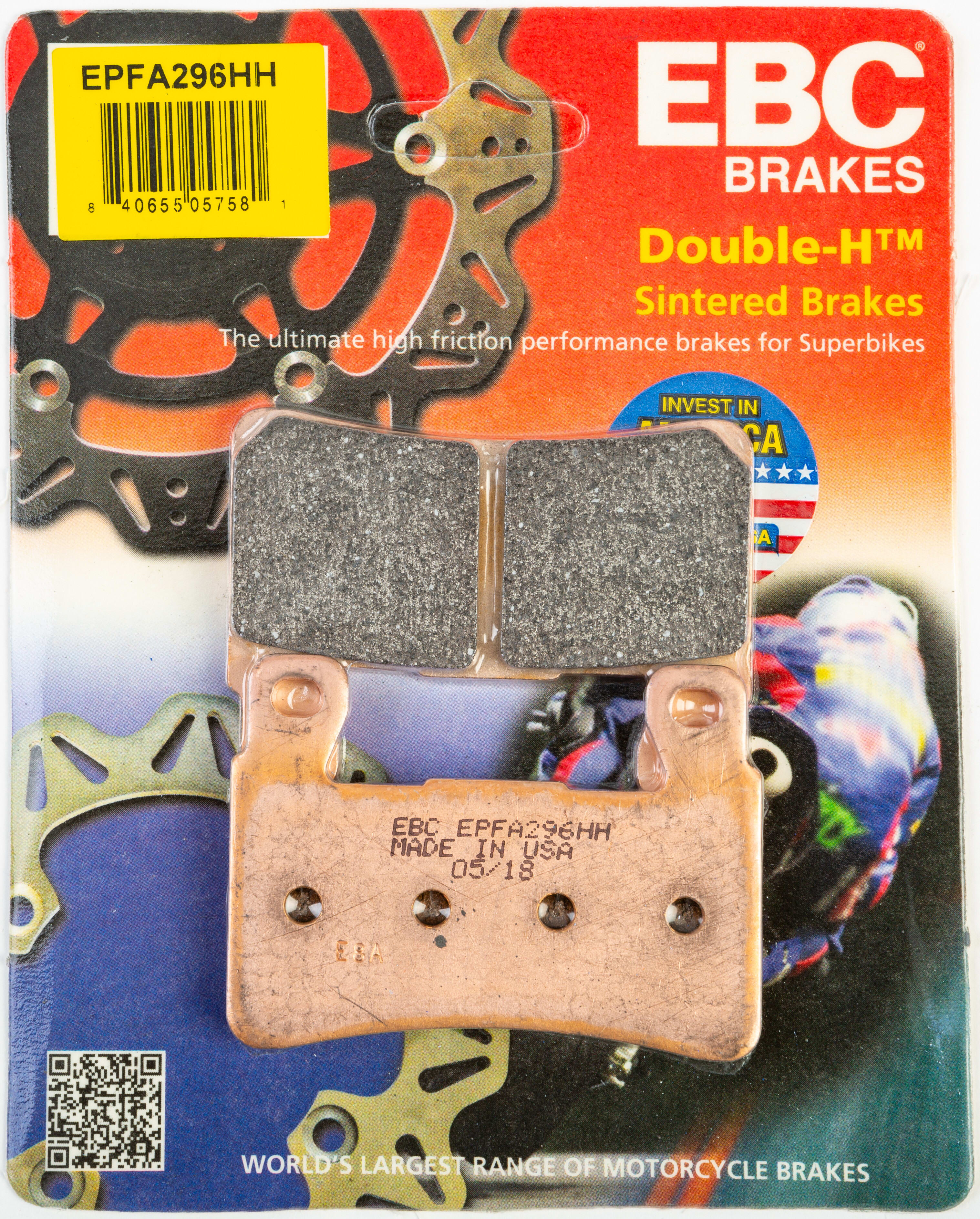 BRAKE PADS EPFA296HH EXTREME PRO BRAKE PADS